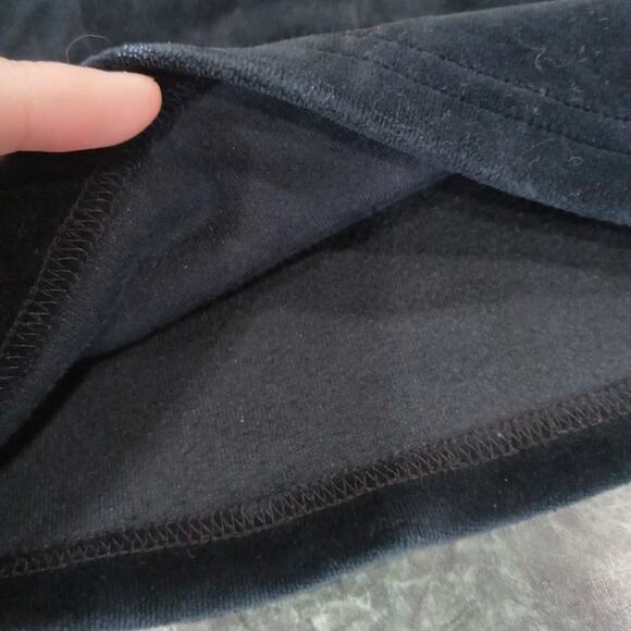 Lauren Ralph Lauren Pants Womens 2X Black Velvet Pull On Straight Leg Stretch - Picture 3 of 9